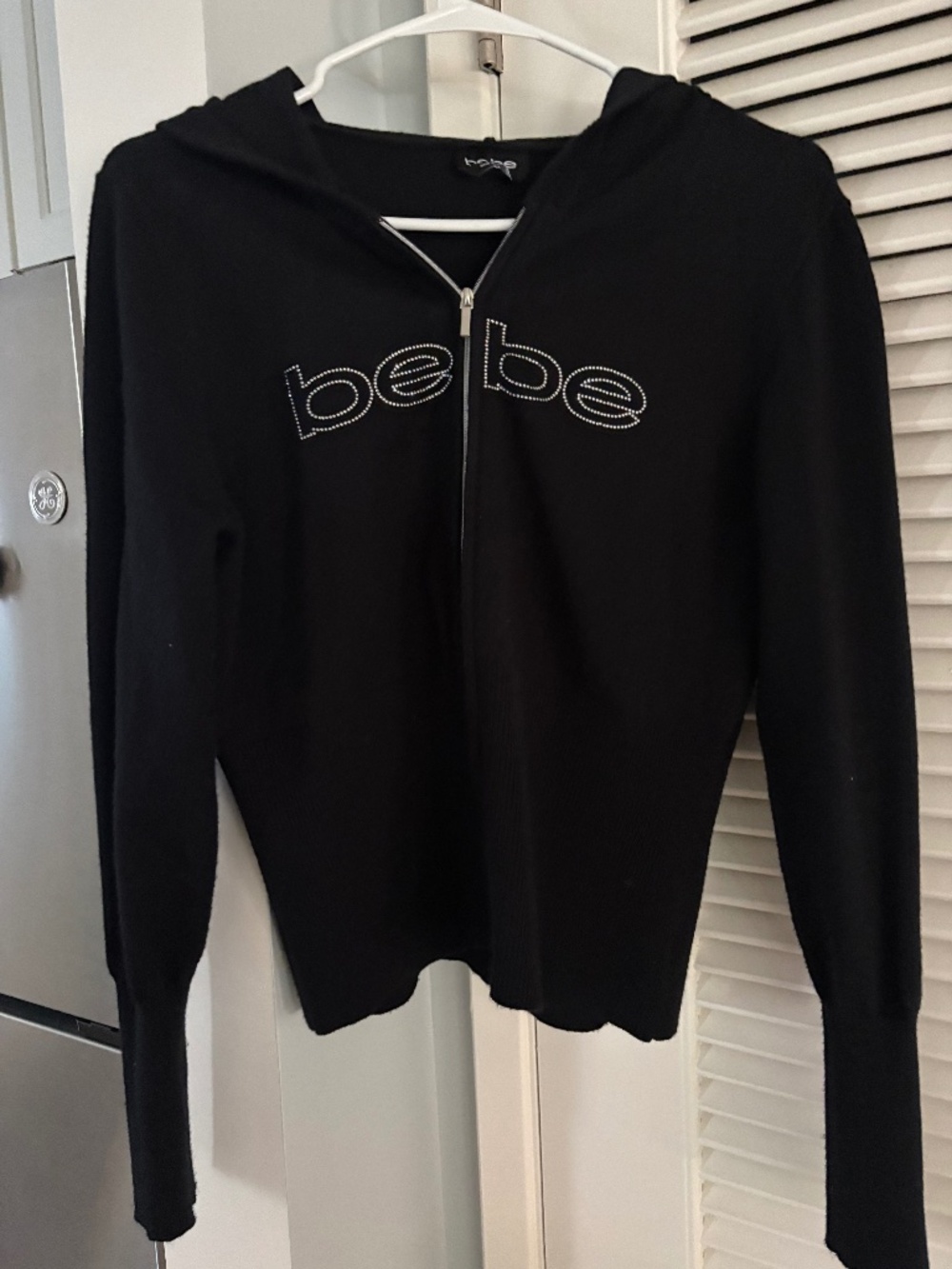 New Bebe Zip-Up Y2K Sweater